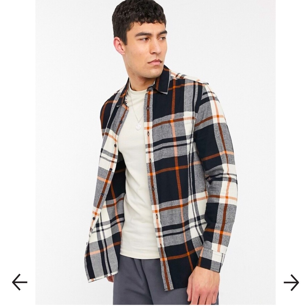 Topman Plaid Shirt
